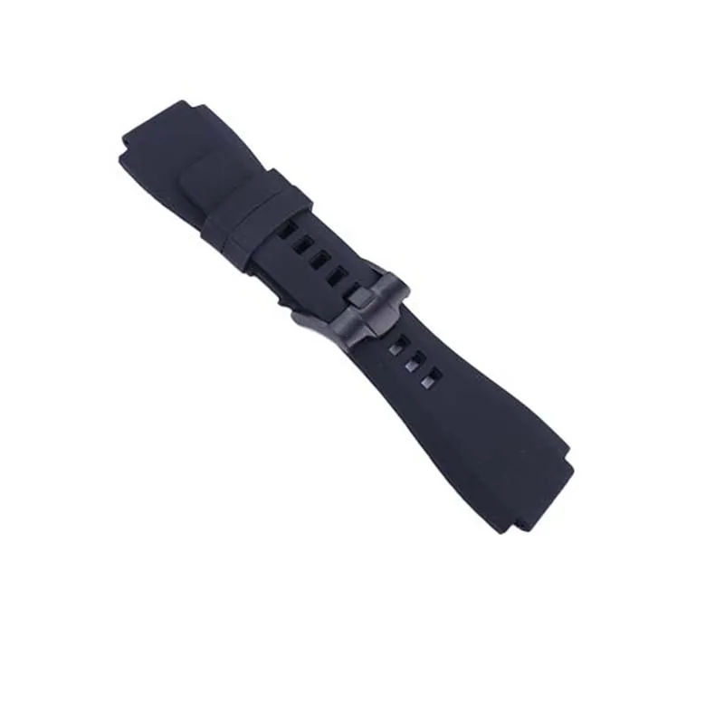 Watch Accessories Men's and women's rubber watch band compatible Bell Ross BR01 24mm belt buckle waterproof silicone watch strap - Image 5