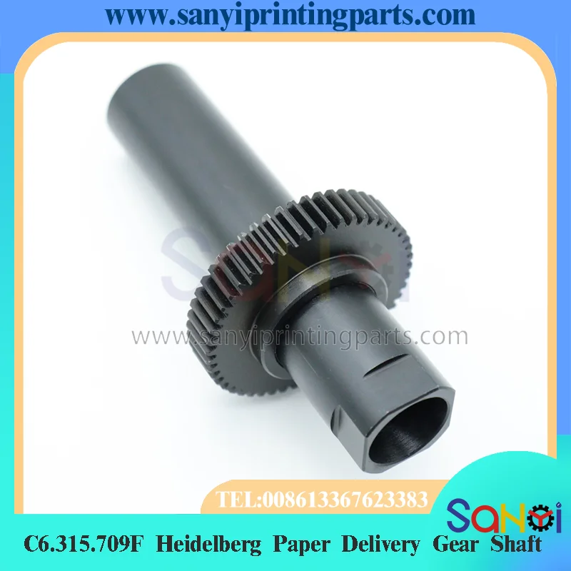 C6.315.709F Heidelberg Paper Delivery Thread Aligning Rod Paper Delivery Gear Shaft For CD102 XL105 Printing Machine Parts