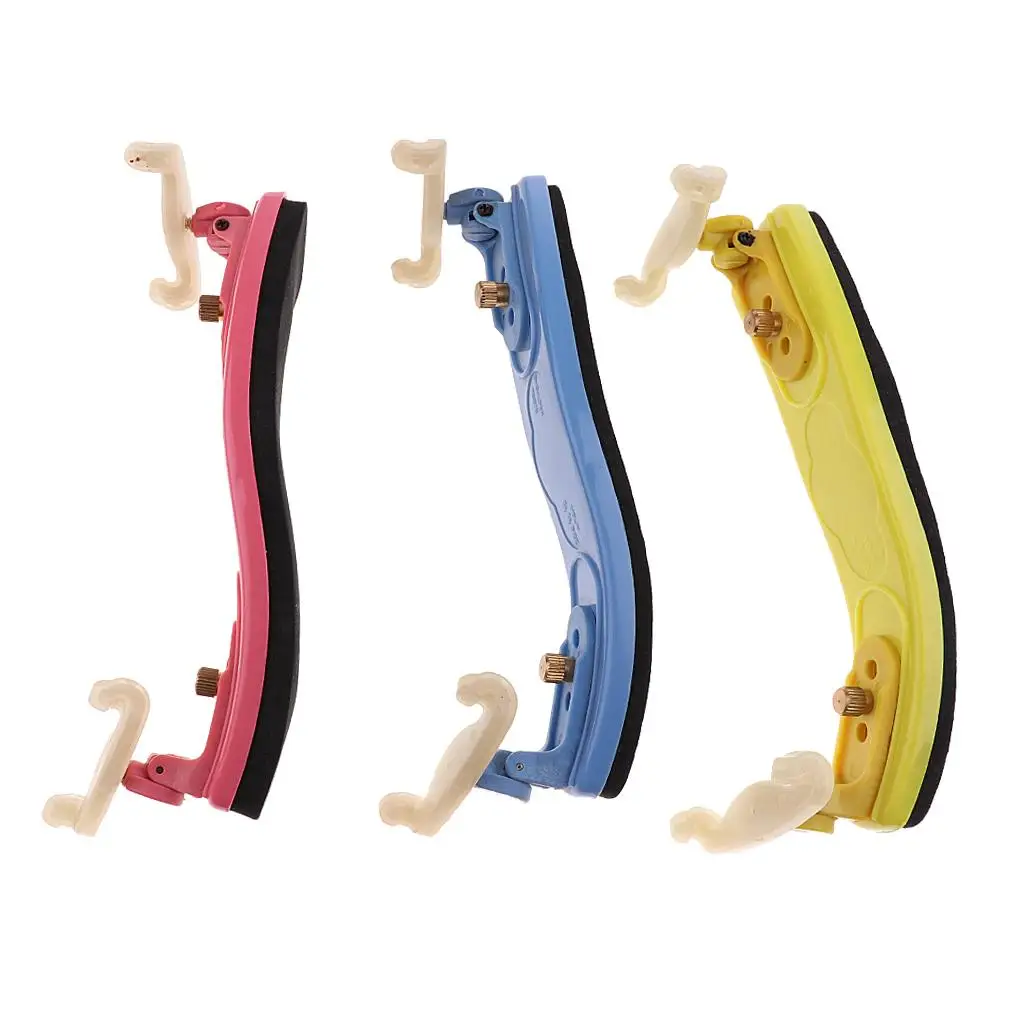 Violin Fiddle Shoulder Rest Elastic Sponge Pad Holder Durable Violin Supplies for 1 by 2 and 1 by 4 Violin Beginner Parts