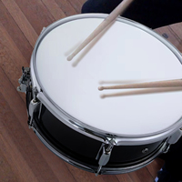 12inch Snare Drum with Drumsticks Shoulder Strap Drum Key Percussion Instrument for Beginners Marching Snare Drum Portable Set