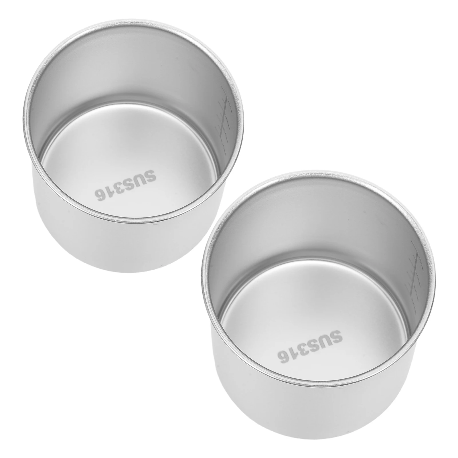 

2pcs Stainless Steel Measuring Cup 250Ml For Rice Cooker Replacement Scoop Dry Food Precise Measurement Kitchen Tools Graduated