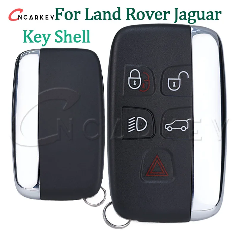

5 Buttons Remote Smart Car Key Shell Case Housing Cover for Land Rover LR4 for Range Rover Sport Evoque for Jaguar XJ XJL XF