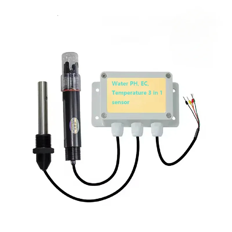 CE RS485 MULTI PARAMETER WATER EC PH PROBE 3 IN 1  SENSOR  WATER QUALITY ANALYSIS ELECTRODE FOR WATER TREATMENT