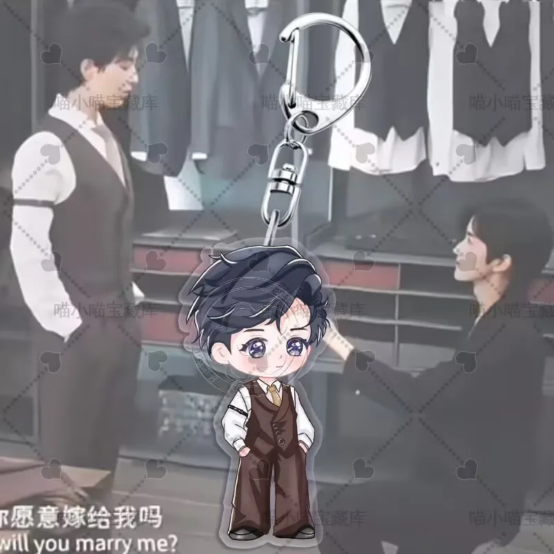 المعلقات الكرتونية اللطيفة المحيطية "الخلاص" ، سلاسل المفاتيح ، الحلي المكتبية ، العلامات الدائمة ، الاكريليك "زهرة أودي ، جولة صغيرة"