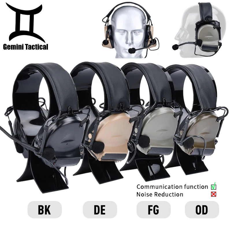 Tactical Comtac II Hunting Shooting Headset C2 No Noise Canceling Military Headphone Softair Hunting Hearing Protection Earphone