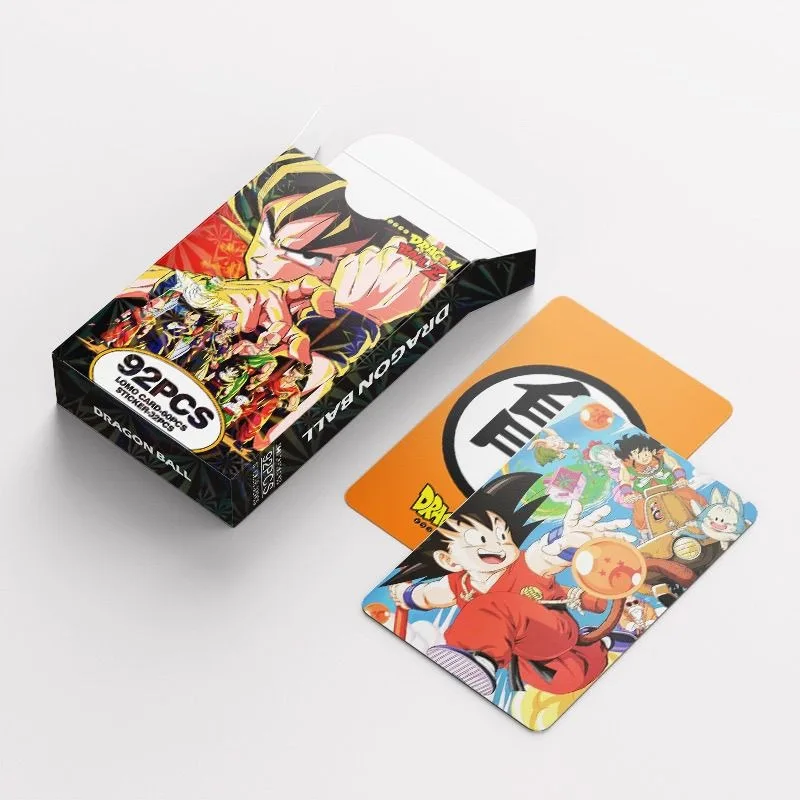 Dragon Ball Sun Wukong Personalized Photo Cartoon Animation Peripheral Small Card Collection Card Greeting Card Sticker