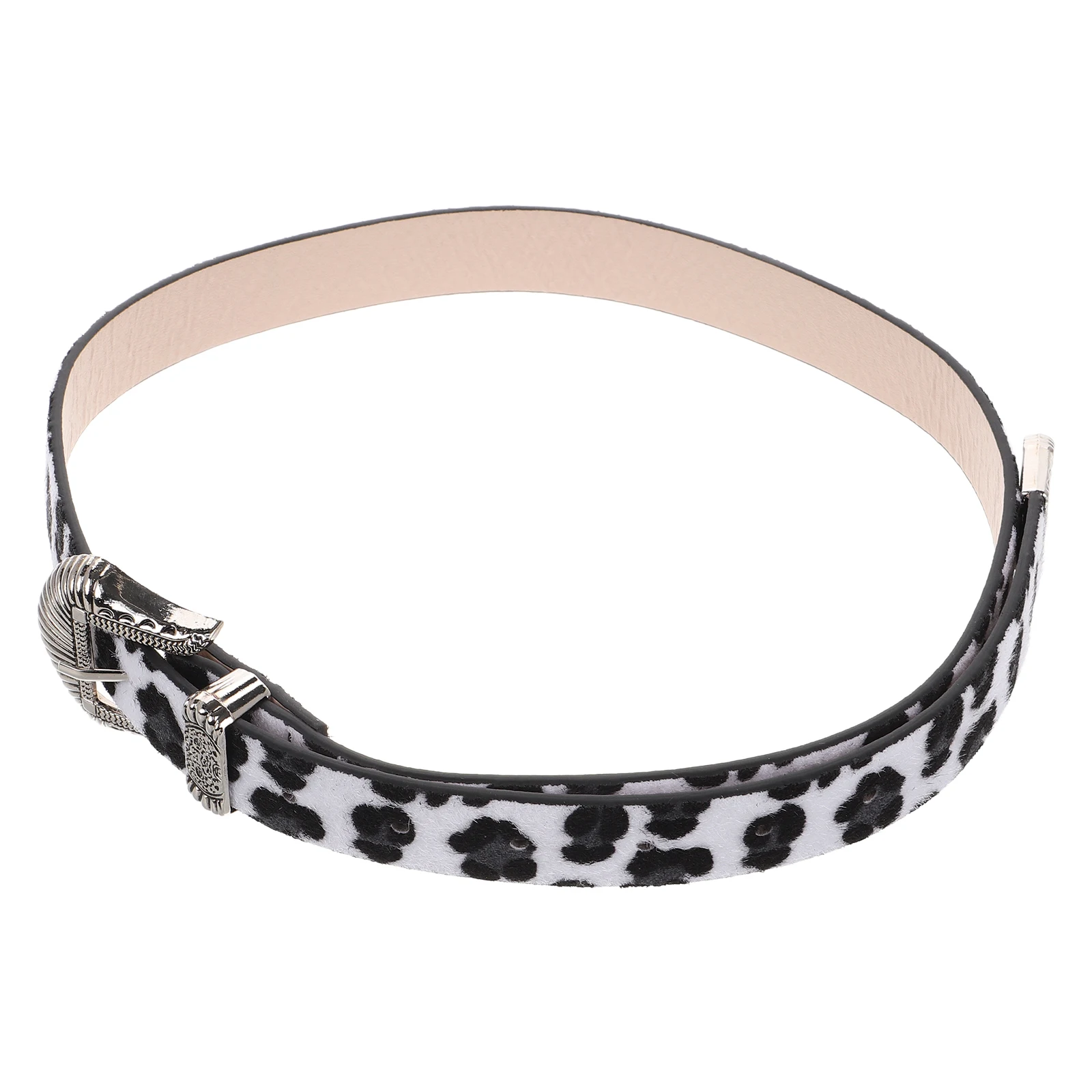 

Retro Leopard Belt Vintage Western Belts for Women Adjustable Wide Waist Dress Women Western Belt Metal Buckle