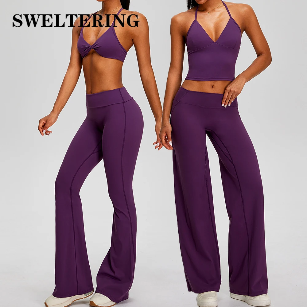 2 Pieces Fitness Suit Sports Outfits Gym Clothes Women's Tracksuits Workout Bra Athletic Wear Female Yoga Clothing Sportswear