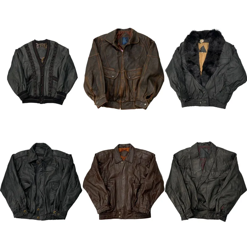 

Vintage A2 Real Leather Jaet Loose Pilot Sle Coat for Men And Women Faionable Urban Windproof Long Sve Zipper Closure