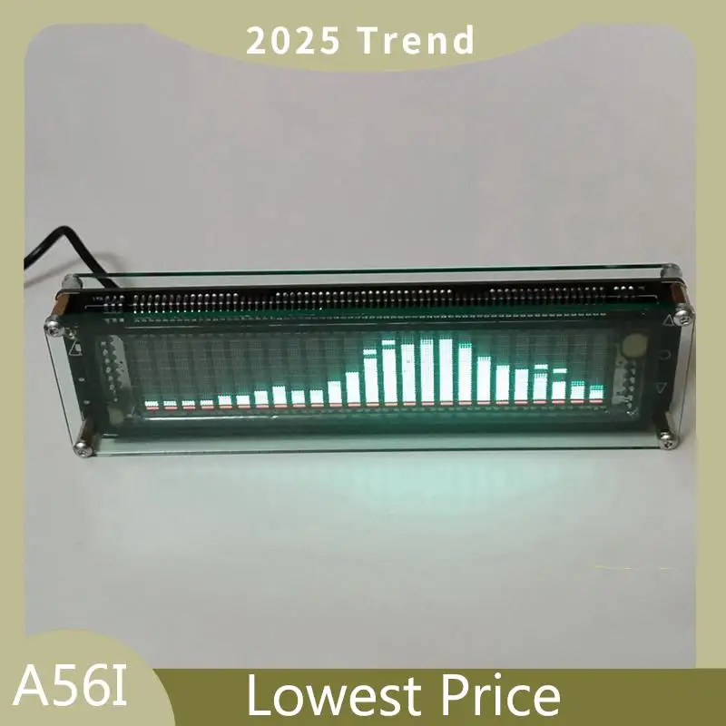 

A56I Топ AK2515VFD Индикатор музыкального спектра с голосовым управлением, электронные цифровые часы, прочный провод с голосовым управлением
