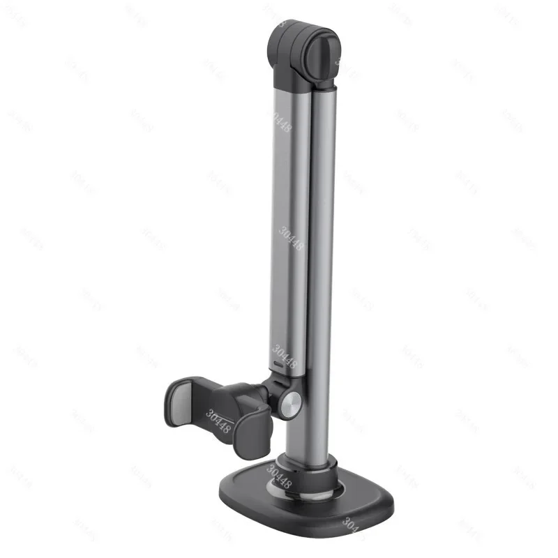 Aluminum Alloy Phone Live Streaming Overhead Stand 360° Rotating Adjustable Lazy Desktop Mount