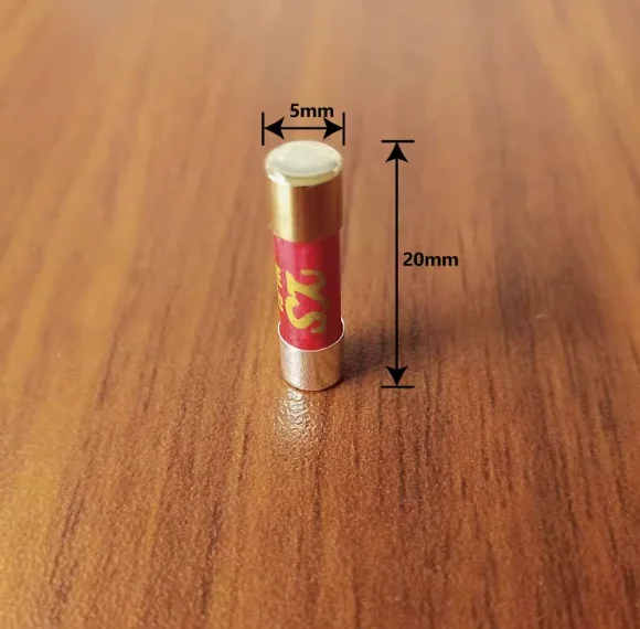 2pcs/lot Original British YS Hi-Fi fuse gold-plated silver nano audio fuse 5x20mm free shipping