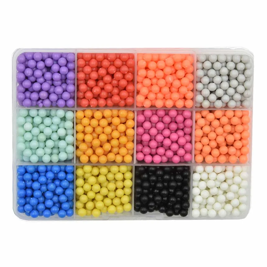 36色のリフィルビーズパズルクリスタルDIYウォータースプレービーズセットボール趣味ゲーム3D手作りマジックおもちゃ子供向け