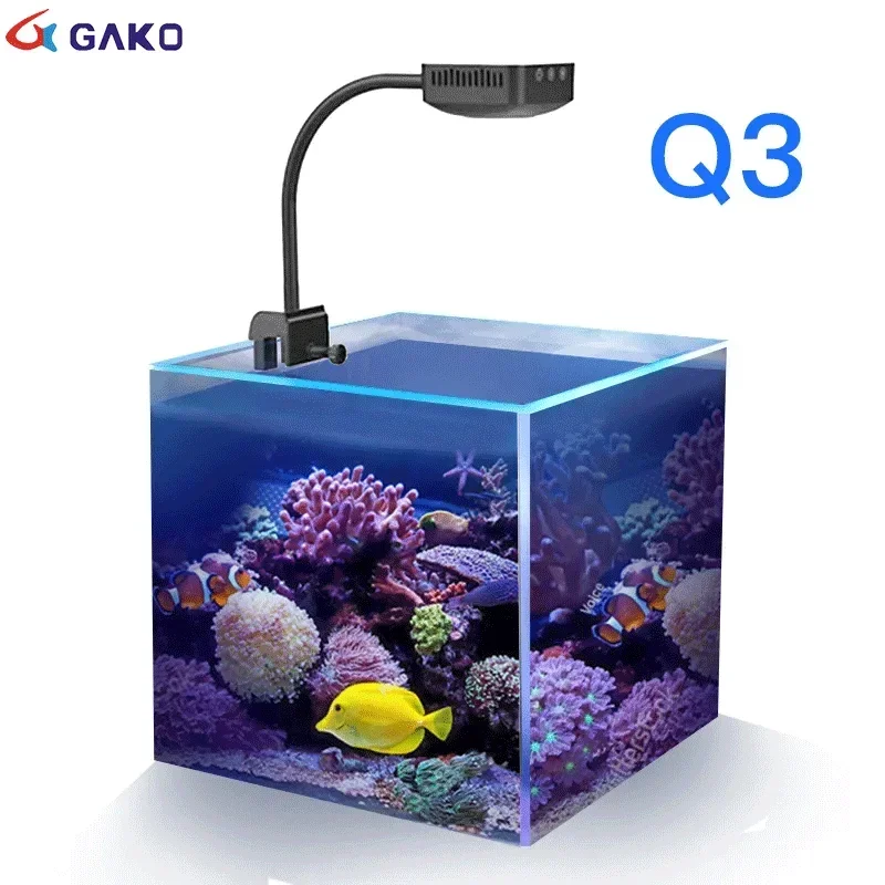 

Gako Full spectrum seawater coral fish tank LED smart switch small fish tank aquarium LED clip light Q3