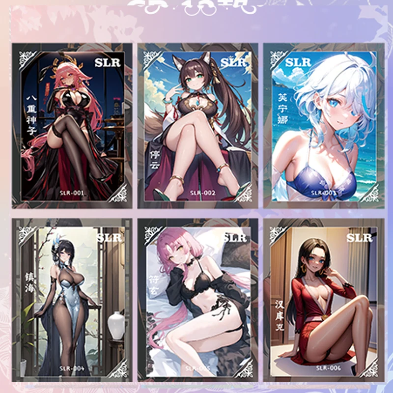 Newest Goddess Collection Card Stunning Girl Hobby Anime Doujin Waifu CCG Card Rare Game Card Personal Collection Toy Gifts