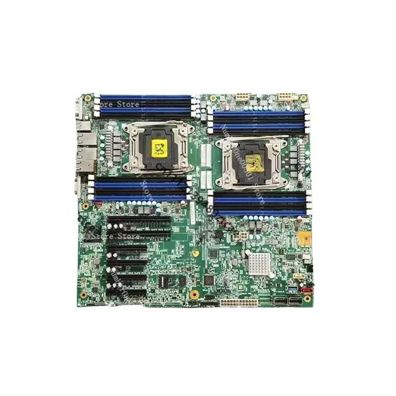 Dual-Way X99 Server Motherboard C612 Chipset E-ATX LGA2011-3 Support Xeon E5 2680 V4 NVMe Boot