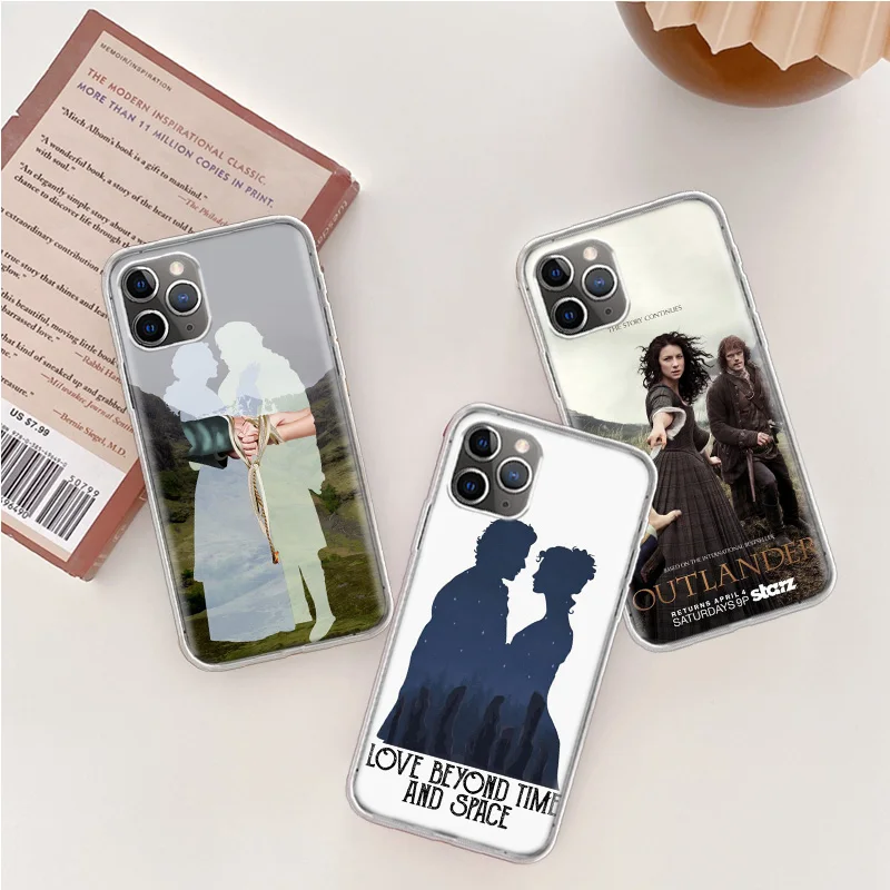 OUTLANDER TV Series Phone Case For Iphone 14 13 15 Pro Max Apple 11 12 Mini X XS XR 16 Plus 6 6S 5 5S Clear Cover Shell