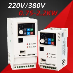 380V Or 220V Economical VFD Variable Frequency Drive Converter Inverter 0.75/1.5/2.2KW Motor Speed Controller