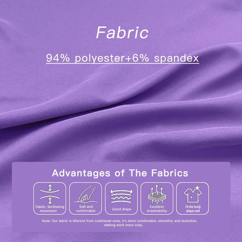 سليم صالح ممرضة الزي الطبي الدعك مجموعة للنساء تمتد جيوب القمم سراويل للجري طبيب الأسنان وزرة غرفة العمليات عمال