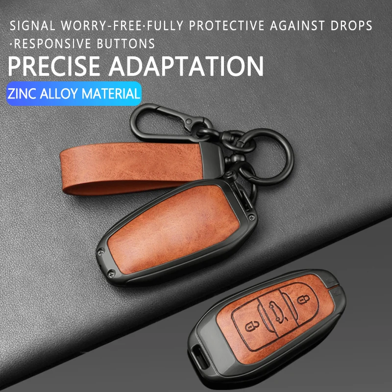 Smart Remote Key Case Cover Shell Protective Car Accessories For Peugeot 206 207 208 301 308 407 508 2008 3008 5008