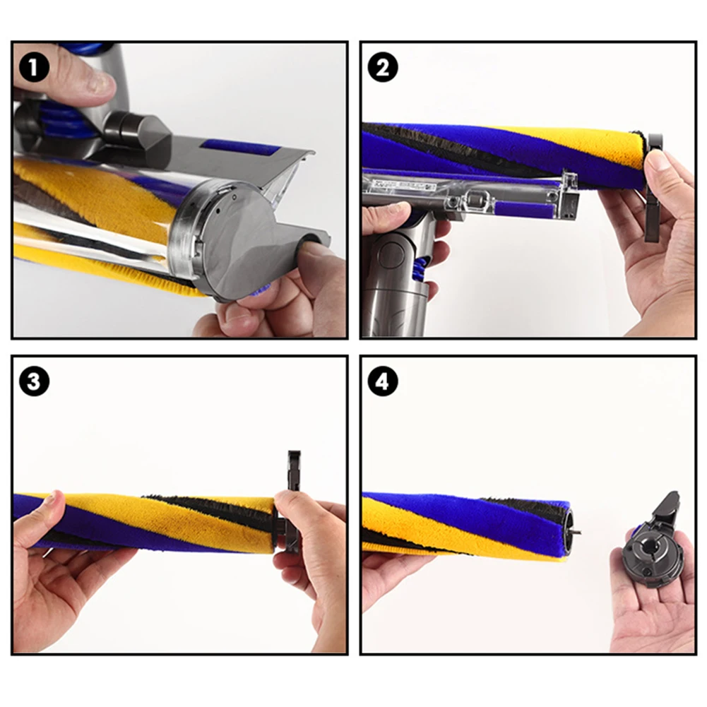 Soft Roller Brush para Dyson, Peças de reposição, Rolling Brush, Slim, V12, Detectar, Slim, V15, Slim, V8, V10