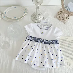 2023 Zomer Babykleding Baby Jumpsuit Kleding Voor Pasgeboren Meisjes 0 Tot 12 Maanden Gratis Verzending Katoenen Bodysuit