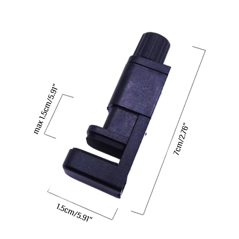 2023 1pc/4pcs braçadeiras fixação ajustável tela do telefone clipe fixação com almofada borracha