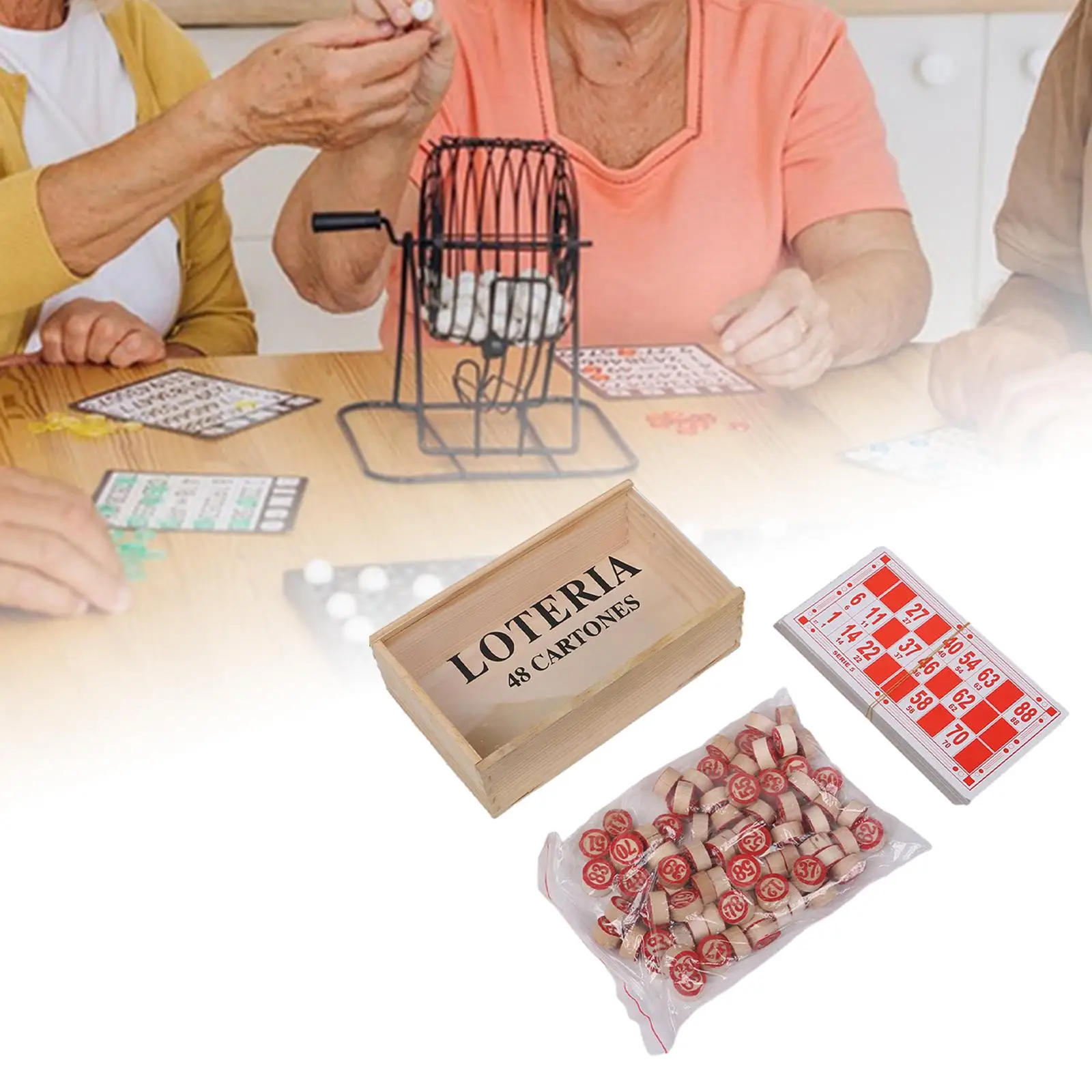 Juego de mesa de ajedrez ruso Lotto, barril de madera ruso para amigos y adultos