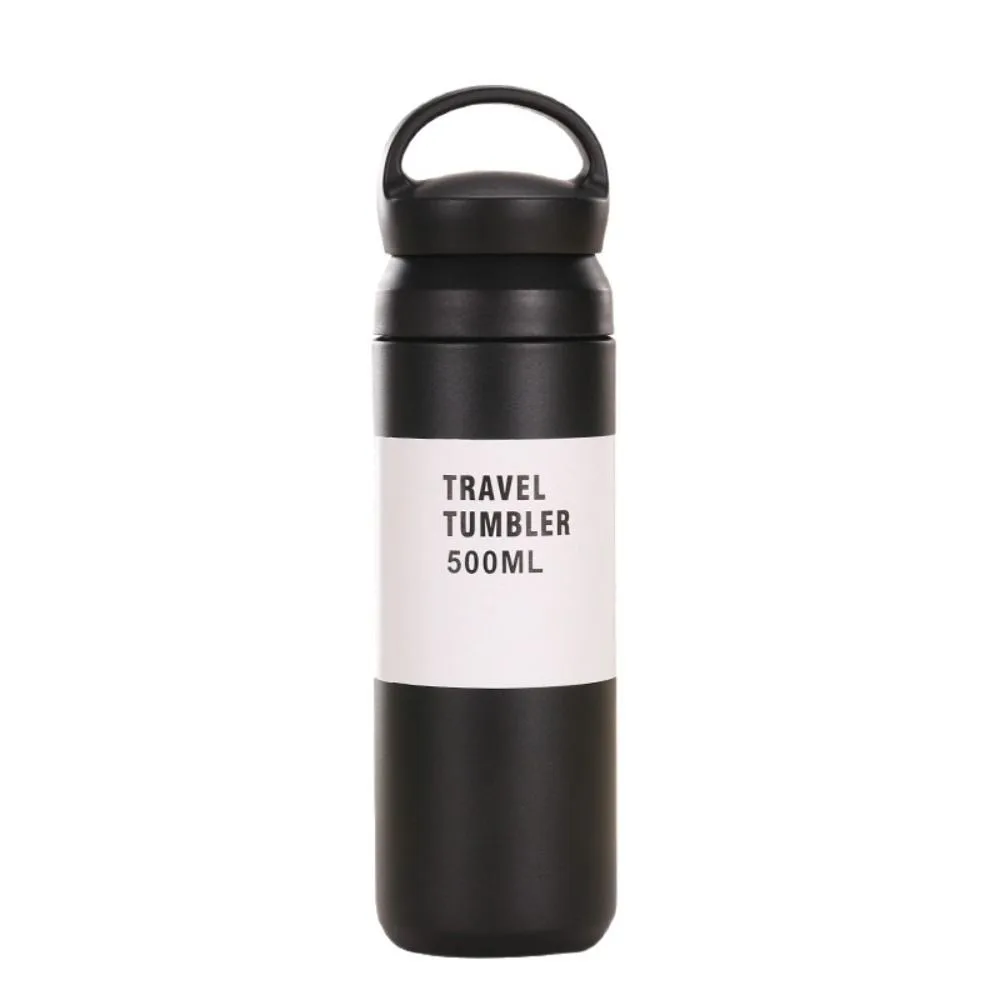 

Stainless Steel Frosted Thermos Tea Cup Keeps Cold and Heat Drinking Kettle Car Drink Vacuum Cup Portable Heat-resistant