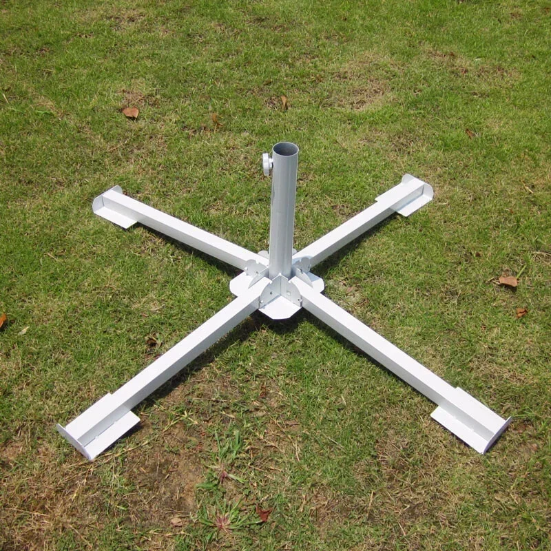 

Outdoor Beach Umbrella Sun Umbrella Advertising Umbrella Base Four legged Stand Foldable and Portable