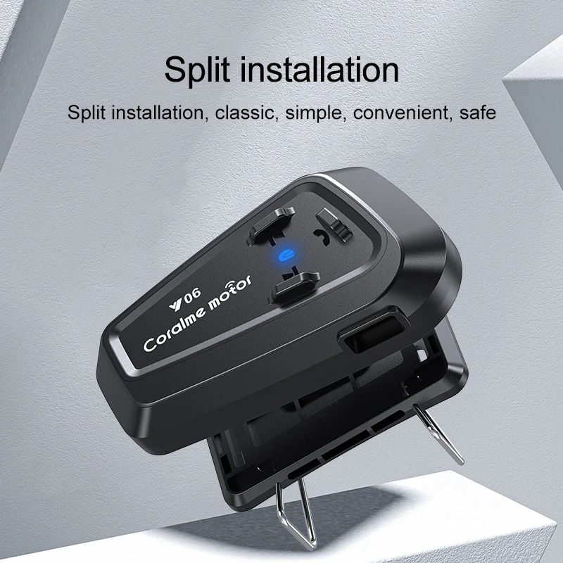 Waterproof  Riding Helmet Wireless Headset Automatic Call Answering Bluetooth5.3 AI Voice Assistant Motorcycle Helmet Headset