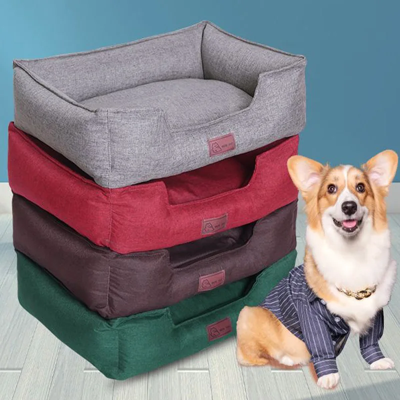 All Seasons Pet Bed Soft Breathable Dog Beds Sleeping Pad Dog Sofa Cushion Mat Kennel Products Pet Calming Dog Bed House