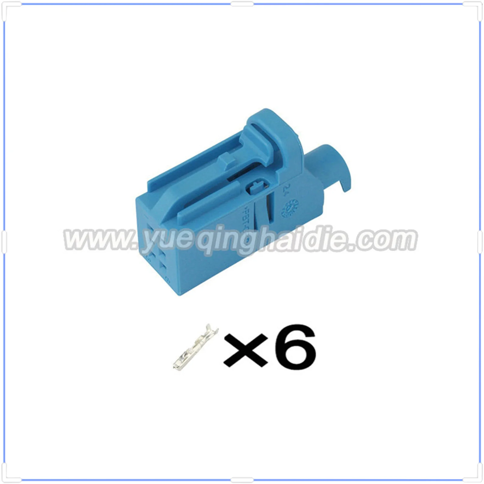 6Pin Connector Unsealed 0.6mm Female Tire Pressure Alarm Plug Cable Socket 1-1534121-5 1534121-2 1534121-3