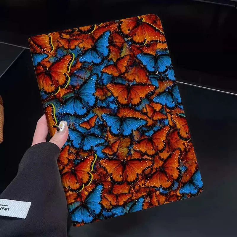 

Cartoon Butterfly Pattern Print Tablet Case For Huawei Honor MatePad MediaPad Air 5 6 7 11 V6 V7 V8 V9 X9 X8 T10 T10s C5e T5