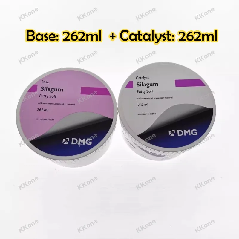 DMG Dental Silicone Rubber Impression Kit Soft Putty Light Body Mixing Head for Crown Bridge Inlay Onlay High Precision
