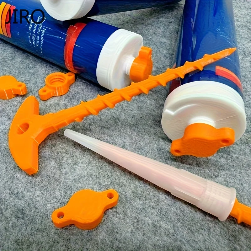 

2025 New Silicone seal cap and seal gun nozzle removal tool, silicone seal cap used core tubes to prevent rapid drying