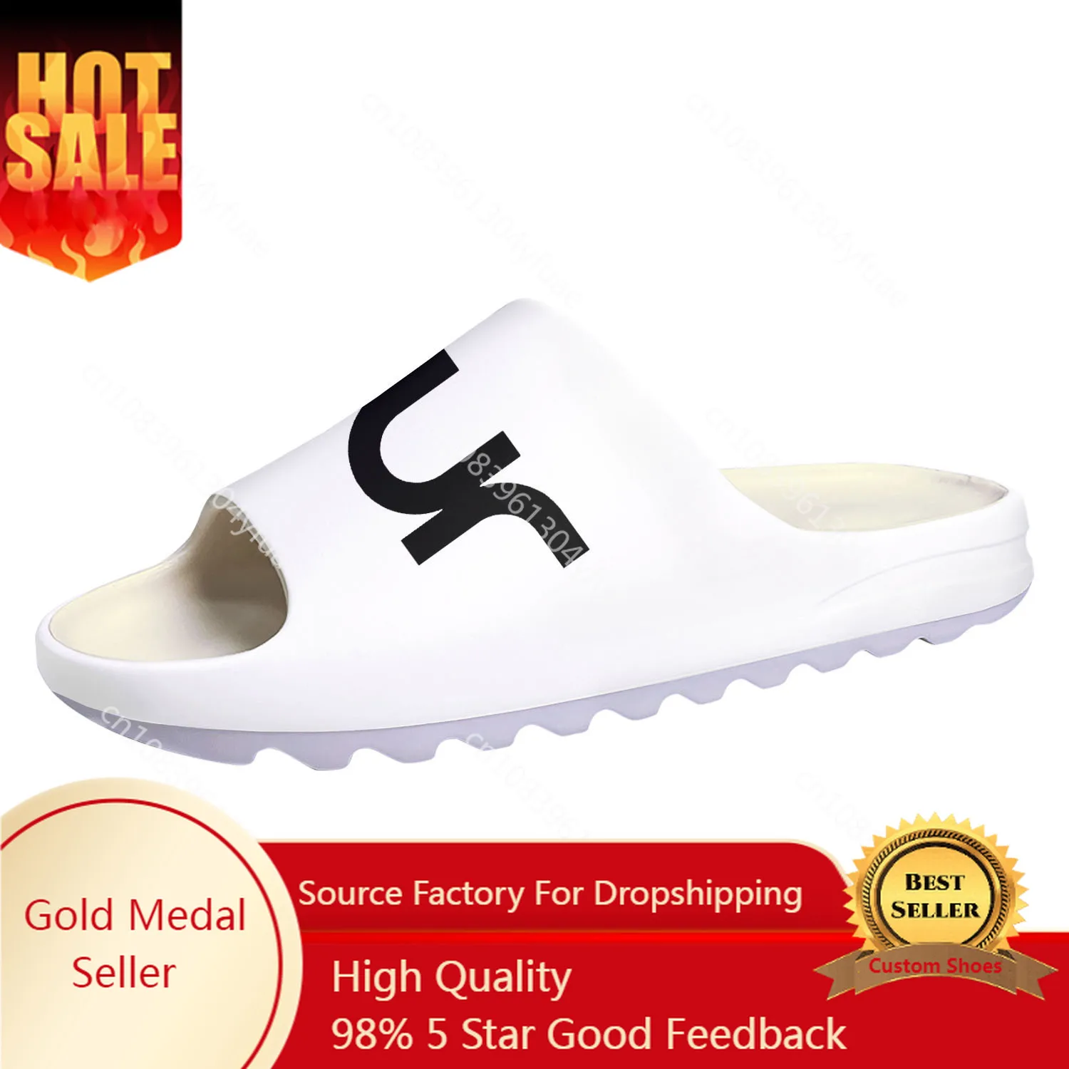 

B-Blur Rock Band Soft Sole Sllipers Men Women Teenager B-Band High Quality Home Clogs Water Shoes On Shit Customize Sandals