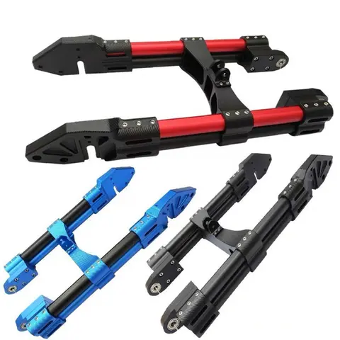 M3 M5 Elmotorcykel Svängarm 3D CNC Justerbar Aluminiumlegering Dubbelrör Bakre Platt Gaffel För M3 M5 M6 Monkey Modifierad 6 best sales svängarm - №1