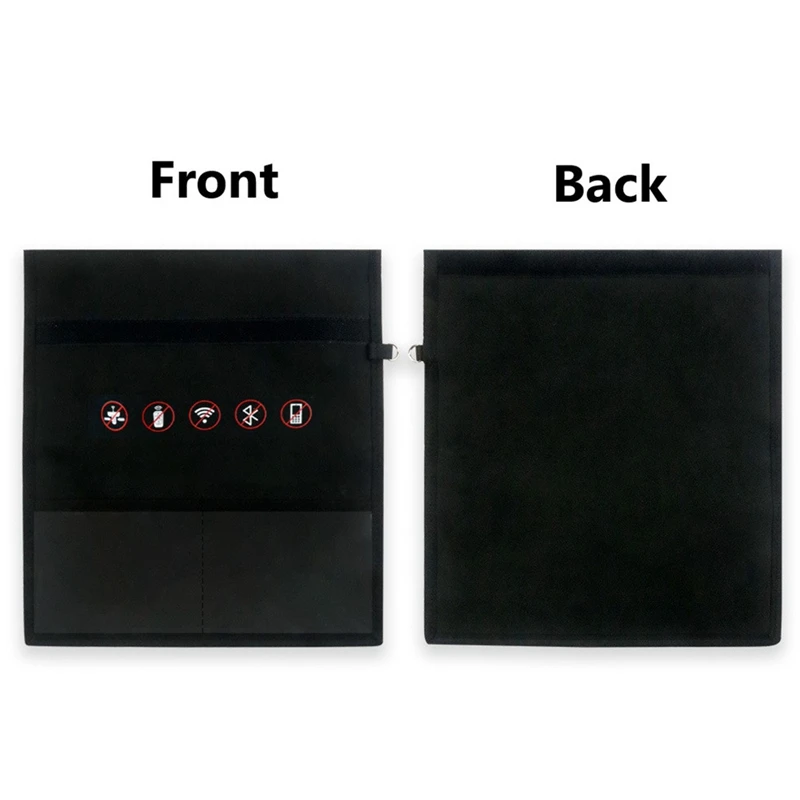 4X Signal Blocker Faraday Bag Signal Blocking Bag RFID Shielding Bag For Wallet Case ID Card/Car Key, Small