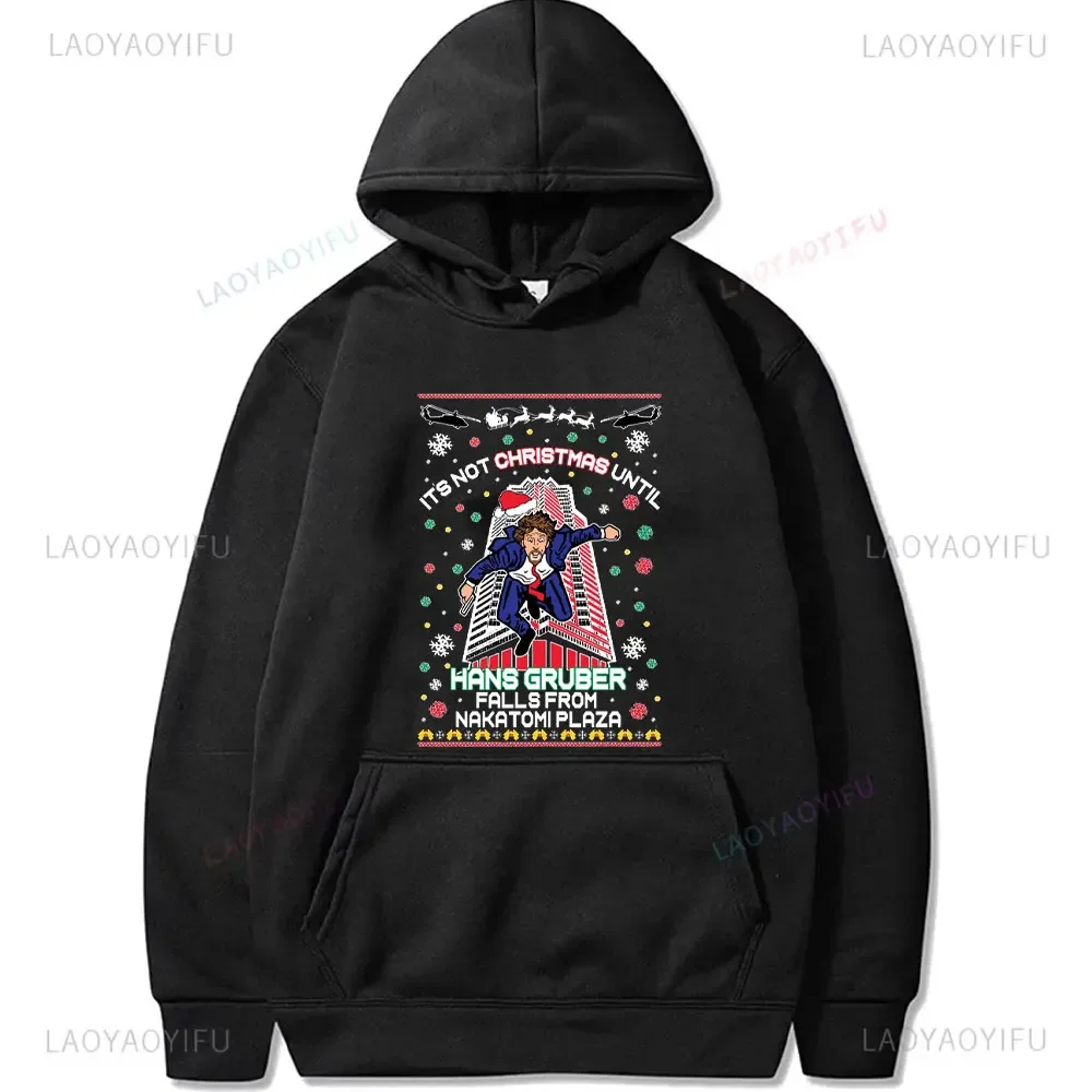 "ليست عيد الميلاد حتى يقع هانز جروبر من ناكاتومي القبيح عيد الميلاد سترة البلوز الرجال الملابس البلوز هوديس النساء #5