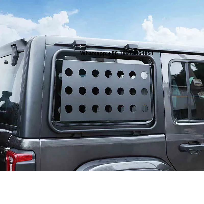 

Car Rear Window Louver Protect Net Cover for jeep wrangler jl 2018 2019 2020 2021 2022 2023 2024 Sahara Rubicon Auto Kits