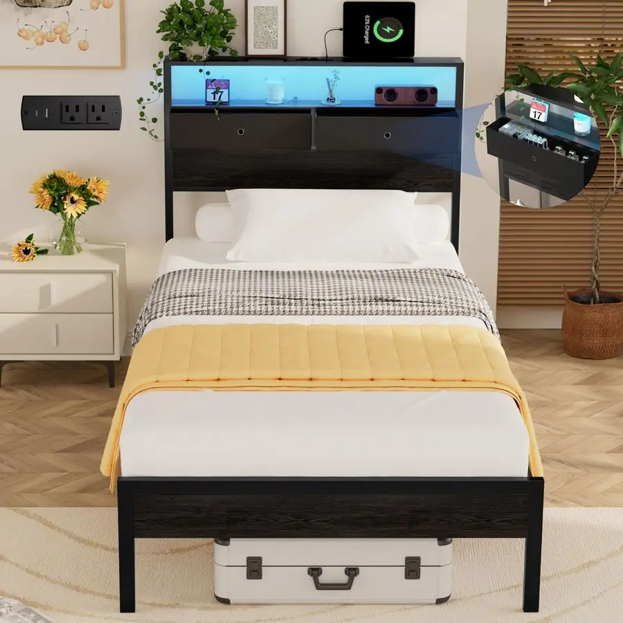 Bed Frames With Led…