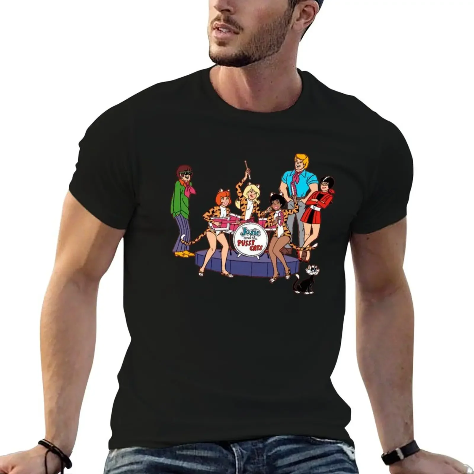 Josie and the Pussycats T-Shirt hippie clothes graphic tee shirt plus size tops man clothes mens graphic t-shirts big and tall