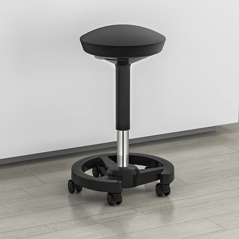

Kitchen Cooking Adjustable Stool, Mobile Rotating Beauty Chair, Home High Bar Stool, Multi-Function Round Stool Ergonomic