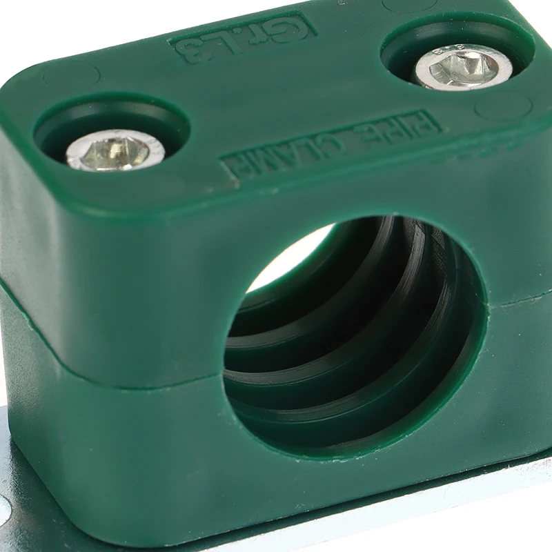 【ui】2PCS 6/9.5/12.7/19/20/21.3/25/32mm Diameter Pipe Bolted Plastic Clips Pipe Clamp Tube Fastener Assortment Kit