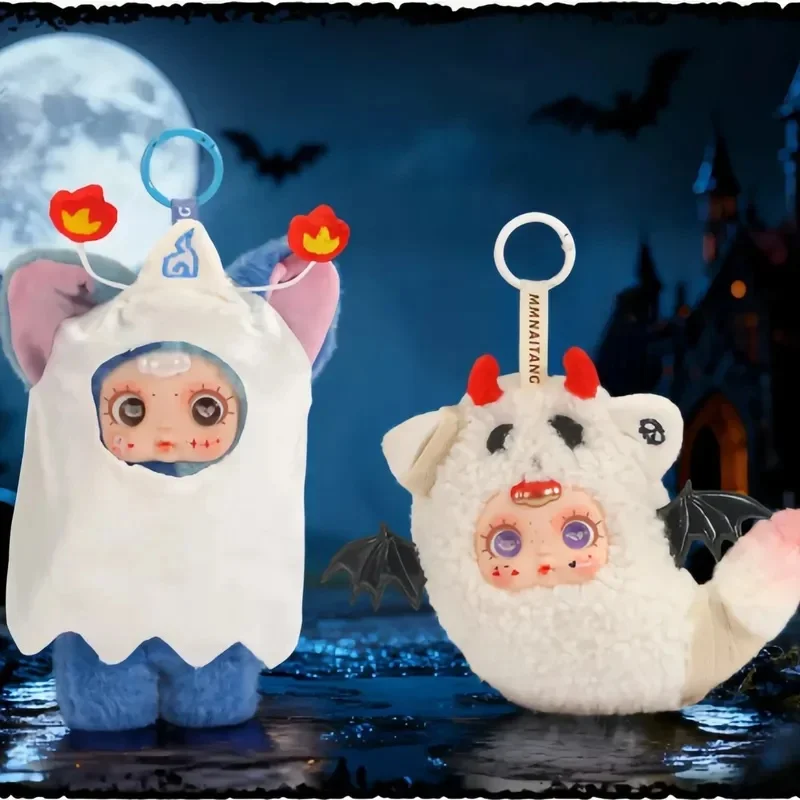 Night Elf Party Series Blind Box Mm Suger Baby Halloween Holiday Christmas Ghost Devil Doll Element Pumpkin Trendy Toy Gift