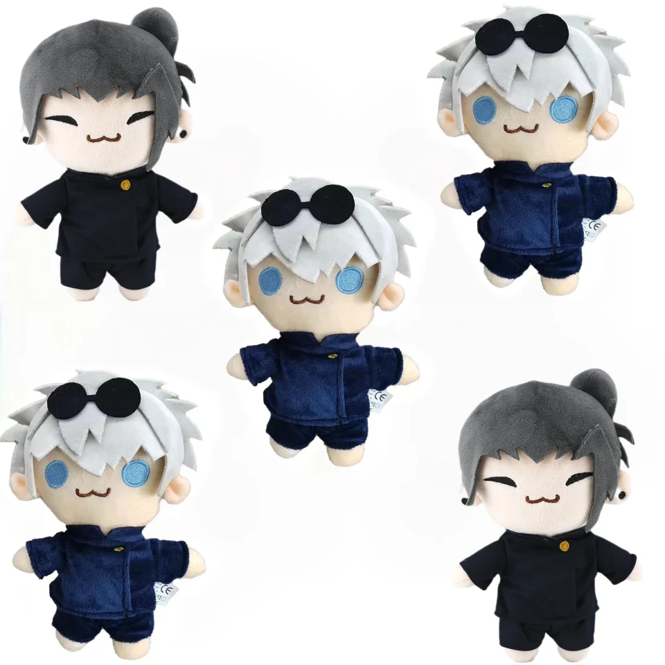 

New Gojo Saturo Geto Suguru Jujutsu Kaisen Cosplay Plush Cute Soft Collection Props 20cm ﻿