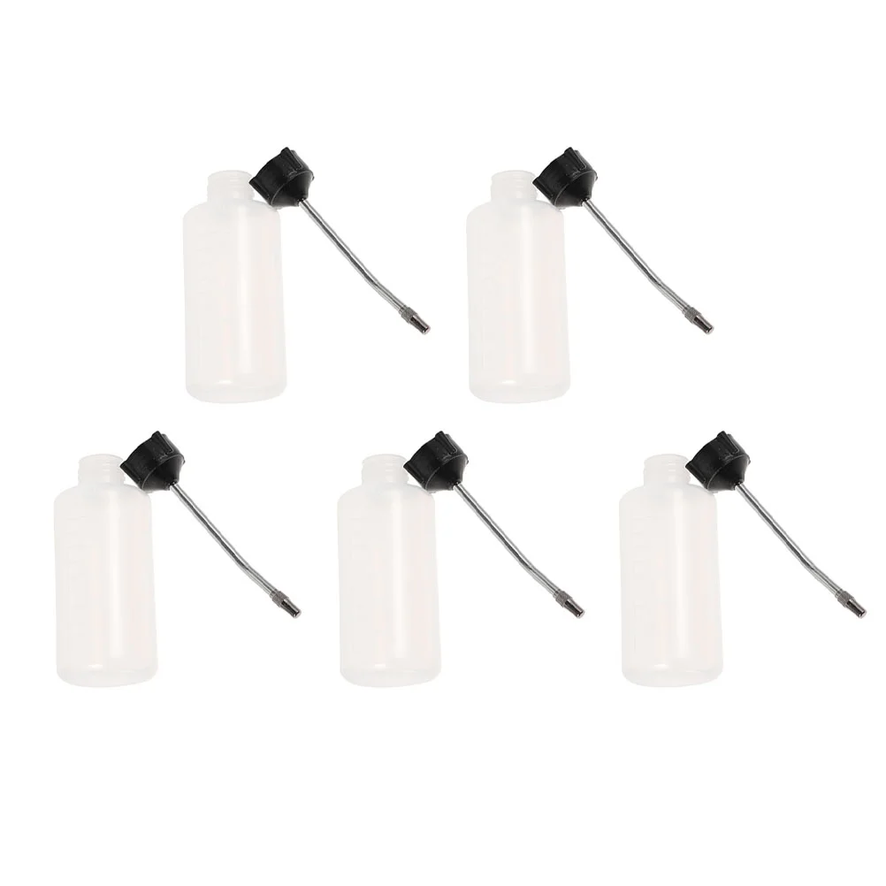

5 Pcs Oil Can Storage Bottle Transparent Container Refillable Lecythus Head