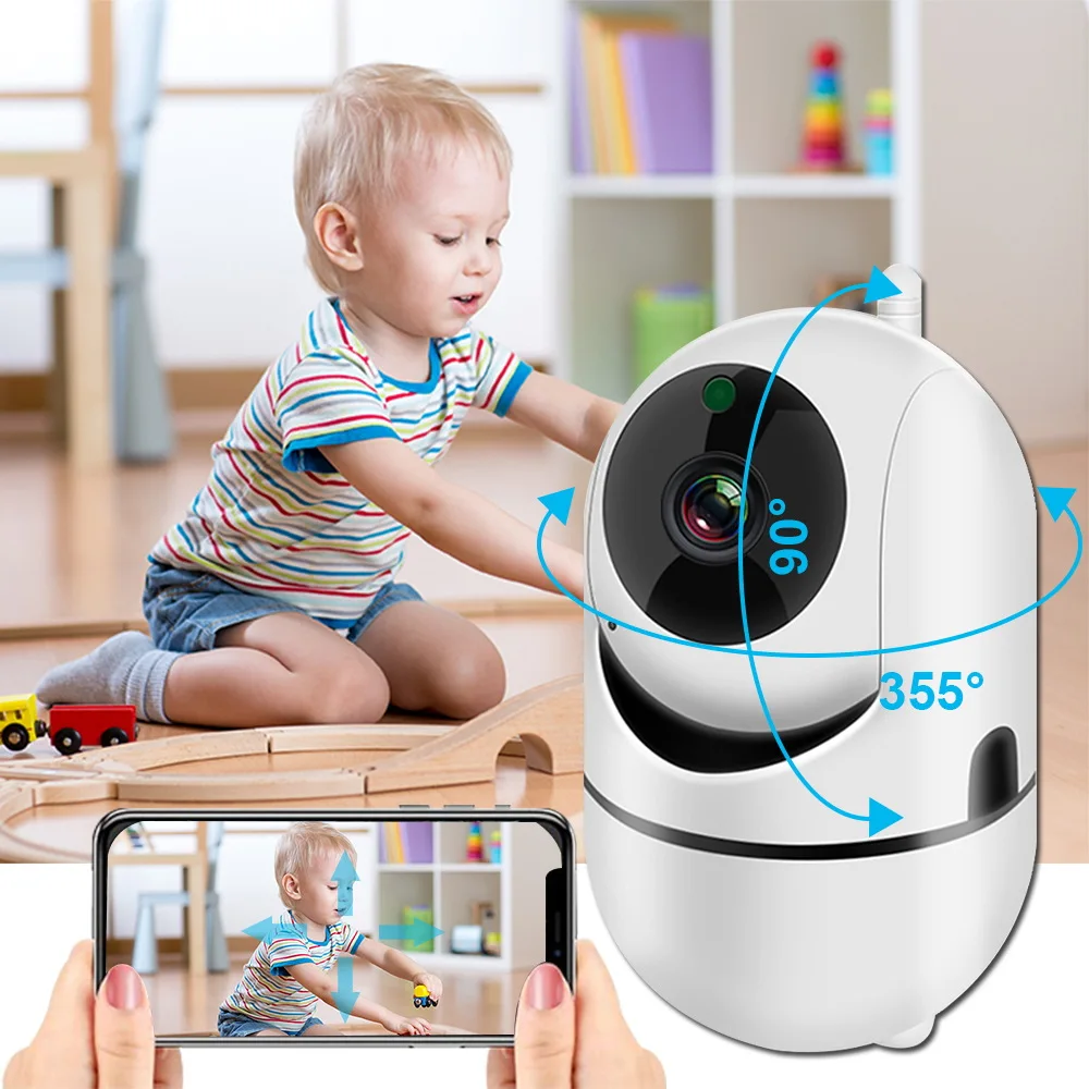 Ycc365 Plus Wifi Camera 1080P HD Security Protection With Baby Monitor Smart Home Auto Tracking Wireless Surveillance IP Camera