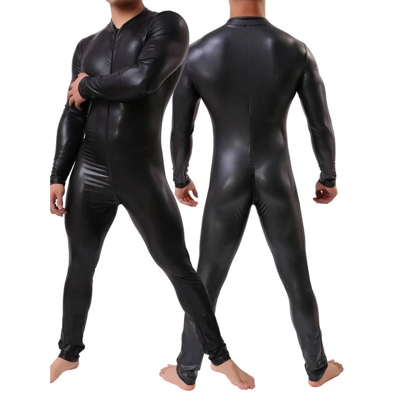 เซ็กซี่ Exotic Catsuit Zentai เครื่องแต่งกาย Sex Bodysuit Harness คอสเพลย์ Unitard เร้าอารมณ์ผิวเครื่องแต่งกายสําหรับ Man เครื่องราง Latex Bdsm